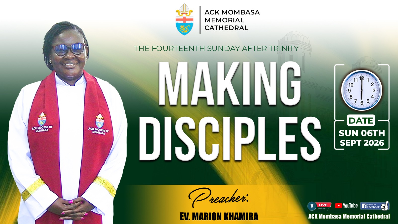 SERVICE SERMON: MAKING DISCIPLES